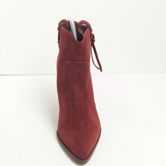 Sam Edelman red suede ankle boots - Picture 9 of 16